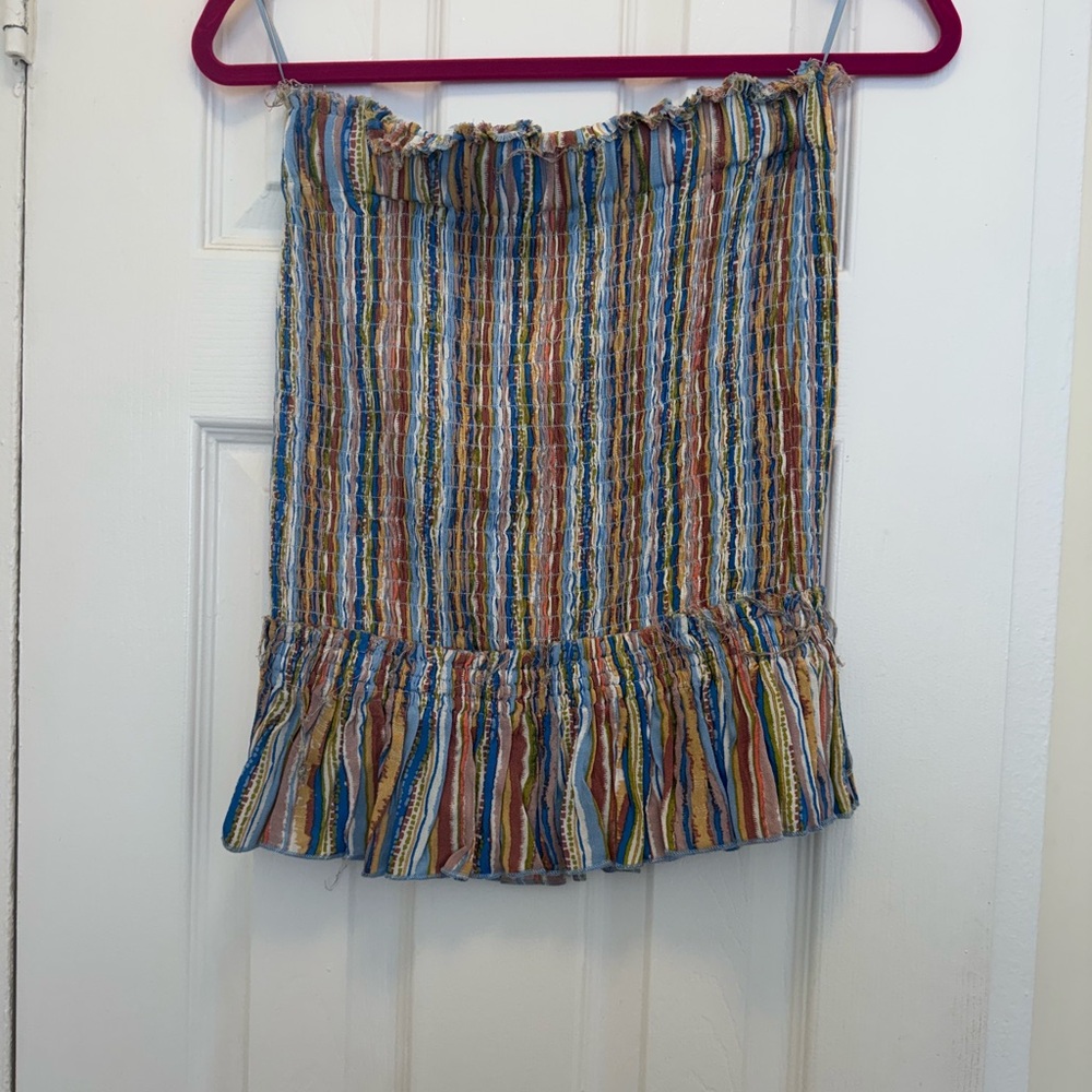 Skylar + Madison Multicolor Striped Mini Skirt